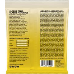 Ernie Ball Cordes ukulélé baryton en nylon transparent à boule - Vue 2